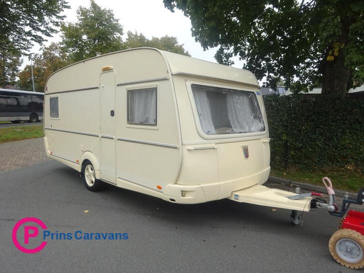 Tabbert Comtesse 470 Frans Bed en Rondzit Incl Mover, Caravans en Kamperen, Caravans, Bedrijf, tot en met 4, 1000 - 1250 kg, Tabbert