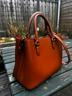 Ralph Lauren Leren Handtas, Ophalen of Verzenden, Zo goed als nieuw, Bruin, Handtas