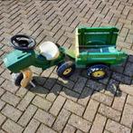 Trap Tracktor trekker groen met aanhanger - ophalen -, Kinderen en Baby's, Gebruikt, Ophalen