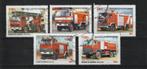 Cambodja, Brandweerwagens.  Iveco, Magirus, Volvo, Ophalen of Verzenden, Gestempeld, Auto's
