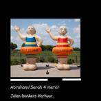 Te huur opblaas Abraham en Sarah, Ophalen of Verzenden, Zo goed als nieuw, Abraham of Sarah