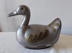 Grote tinnen koperen eend, Antiek en Kunst, Antiek | Tin, Ophalen of Verzenden