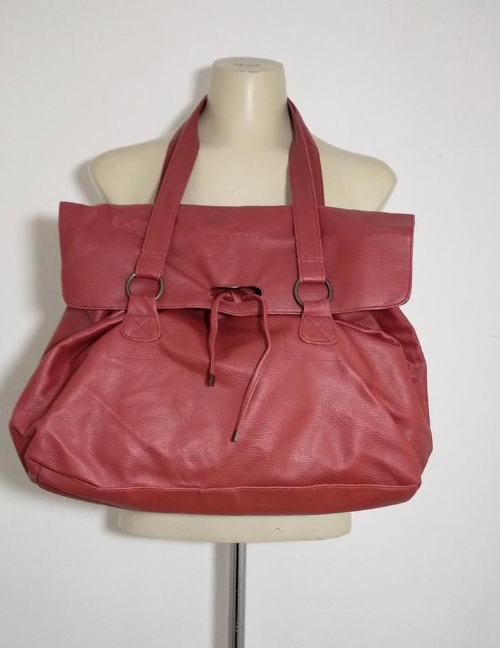 Rode grote designer tas van Daniel Hechter, Sieraden, Tassen en Uiterlijk, Tassen | Reistassen en Weekendtassen, Zo goed als nieuw