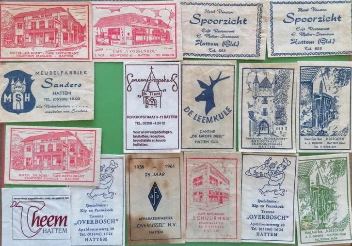 Hattem 369, Verzamelen, Suikerzakjes, Verzenden