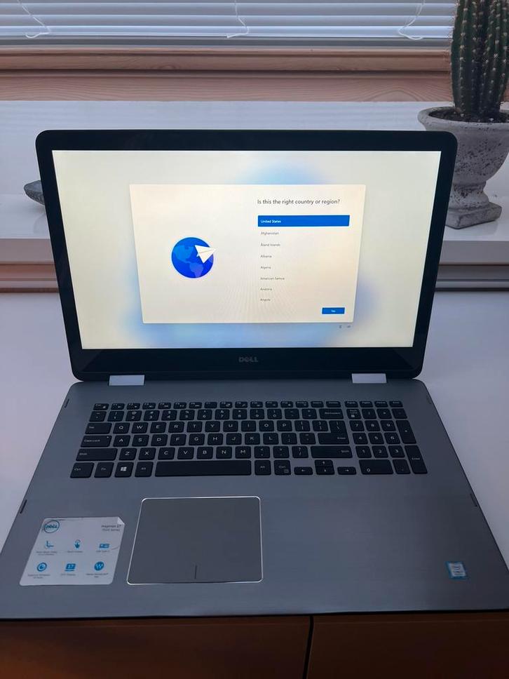 Dell 17” | 2-in-1 touchscreen | 16GB ram | 500gb SSD, Computers en Software, Chromebooks, Gebruikt, 16 inch of meer, 16 GB, 256 GB of meer