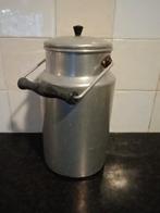 Vintage Aluminium Melkbus met Deksel 28 hoog, Antiek en Kunst, Ophalen of Verzenden