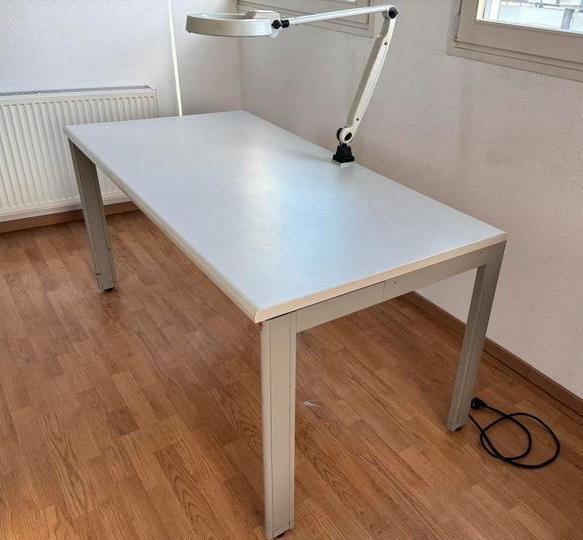 Bureau van RTR met Waldmann looplamp, Diversen, Bureau-accessoires, Gebruikt, Ophalen