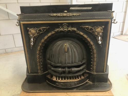 Decoratieve Antieke open haard, Huis en Inrichting, Haarden, Gebruikt, Houthaard, Ophalen