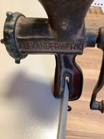 Antieke Alexanderwerk vleesmolen nr. 5, Ophalen of Verzenden