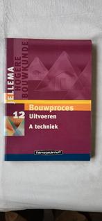 Jellema studieboeken, Boeken, ThiemeMeulenhoff, Ophalen of Verzenden, Zo goed als nieuw, Bouwkunde