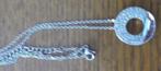 ketting met hanger Swarovski elementen, Ophalen, Zo goed als nieuw, Zilver, Overige materialen
