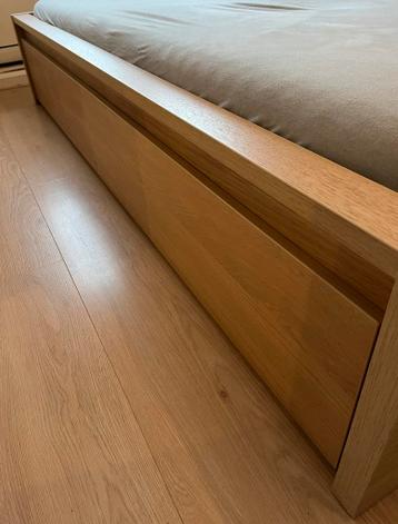 IKEA MALM Bedframe 140x200 - Licht Eikenfineer - afbeelding 3