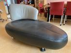 Fauteuil/bank Leolux Kikko chaise longue leer croco, Gebruikt, 100 tot 125 cm, Leer, Ophalen of Verzenden