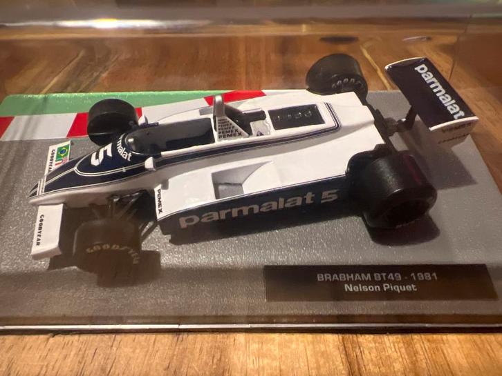 Brabham BT49 Nelson Piquet 1981 – schaal 1:43, Hobby en Vrije tijd, Modelauto's | 1:43, Zo goed als nieuw, Auto, Overige merken