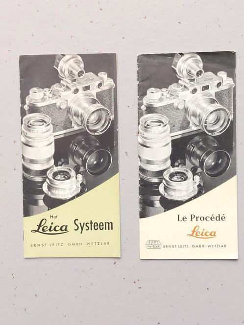 Het Leica systeem . La procédé Leica -2 Leica Folders IGST, Boeken, Catalogussen en Folders, Gelezen, Catalogus, Ophalen of Verzenden