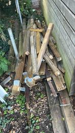 Gratis Houten Balken - Zelf Ophalen, Doe-het-zelf en Verbouw, Ophalen, Gebruikt, 50 mm of meer, Balk