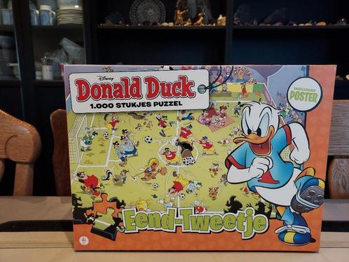 Donald Duck puzzel Eend-tweetje, Hobby en Vrije tijd, Denksport en Puzzels, Zo goed als nieuw, Legpuzzel, 500 t/m 1500 stukjes