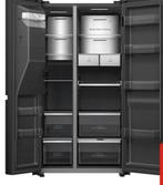Nieuw Hisense Amerikaanse koelkast met smart zwart binnen bu, Hisense, Hisense, 200 liter of meer, 60 cm of meer