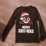 Kerst shirt maat 146 152 groen  kersttrui, Ophalen, Nieuw, Jongen of Meisje, Shirt of Longsleeve