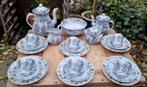 Prachtig Koffie- theeservies van P Regout Canton, Antiek en Kunst, Ophalen of Verzenden