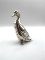 Zilveren miniatuur eend 925 / 38 gram, Antiek en Kunst, Verzenden, Zilver