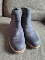 blauwe enkellaarsjes suede stof maat 38, Blauw, Lage of Enkellaarzen, Nieuw, Ophalen of Verzenden