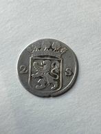 Holland dubbele stuiver 1752, Postzegels en Munten, Munten | Nederland, Vóór koninkrijk, Zilver, Losse munt, Overige waardes