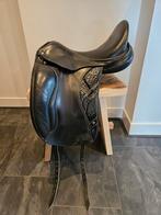 Erg mooi dressuurzadel met croco leer 17inch te koop!, Dieren en Toebehoren, Ophalen of Verzenden, Gebruikt, Dressuur