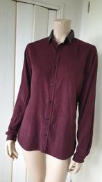 The Kooples blouse ribbels maat S/36, Kleding | Dames, Paars, Ophalen of Verzenden, Zo goed als nieuw, Maat 36 (S)