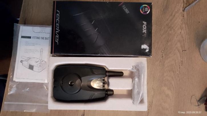 Te koop: Fox Micron MX Receiver – Nooit gebruikt, compleet i, Watersport en Boten, Hengelsport | Karpervissen, Zo goed als nieuw