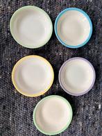 Vintage borden boch pastel, Ophalen of Verzenden, Zo goed als nieuw, Bord(en), Overige stijlen
