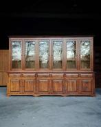 Antieke eikenhouten winkelkast | Brede buffetkast #2368, Antiek en Kunst, Antiek | Meubels | Kasten, Ophalen of Verzenden
