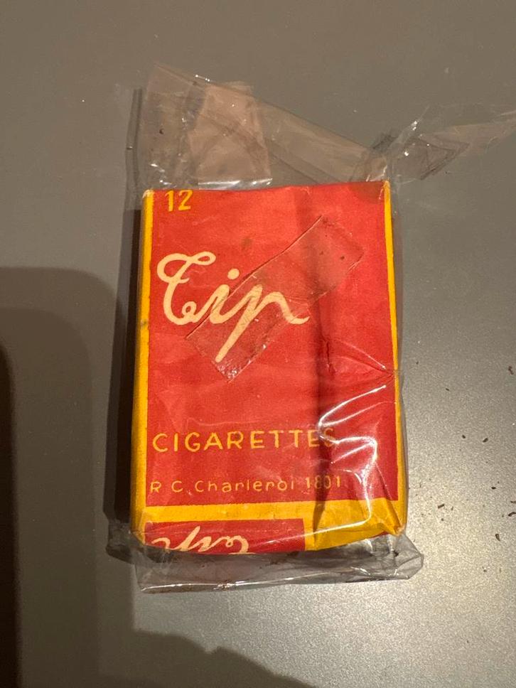 vintage verpakking “Cip” sigaretten, verzamel, roken, tabak, Verzamelen, Rookartikelen, Aanstekers en Luciferdoosjes, Ophalen of Verzenden