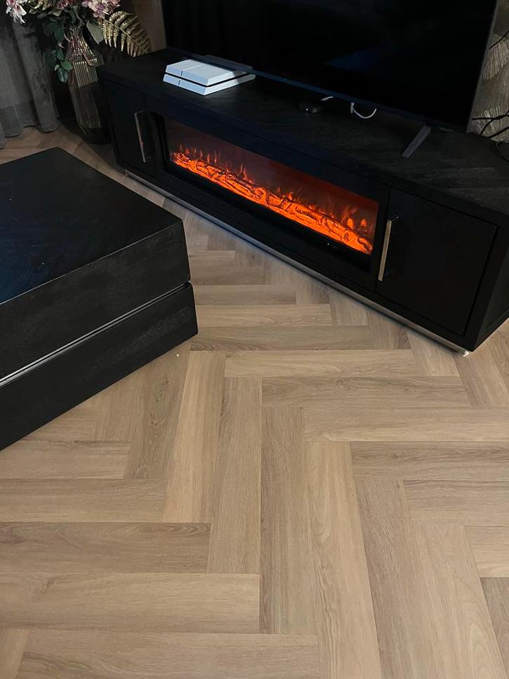 Visgraat Meubels in Eric Kuster Stijl, Huis en Inrichting, Tafels | Salontafels, Gebruikt, Minder dan 50 cm, 100 tot 150 cm, Rechthoekig