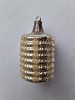 Ouderwetse glazen kerstbal lampion glas vintage retro oud, Diversen, Kerst, Ophalen of Verzenden, Zo goed als nieuw