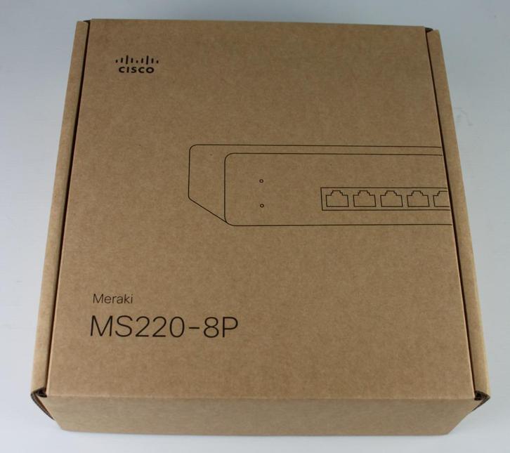 Cisco Meraki MS220-8P netwerkswitch (unclaimed) / NIEUW, Computers en Software, Netwerk switches, Nieuw, Ophalen of Verzenden