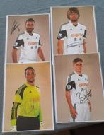 34 getekende foto's van topvoetballers, Verzamelen, Ophalen of Verzenden, Zo goed als nieuw, Buitenlandse clubs, Spelerskaart