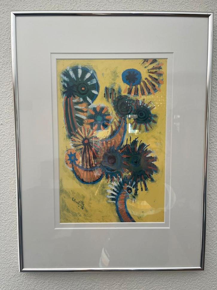 Corneille - Entrelacement de Fleurs (1948), Antiek en Kunst, Kunst | Schilderijen | Abstract, Ophalen of Verzenden