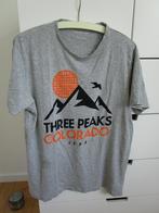 Sportief grijs shirt met print maat L, Maat 52/54 (L), Ophalen of Verzenden, Zo goed als nieuw, Grijs