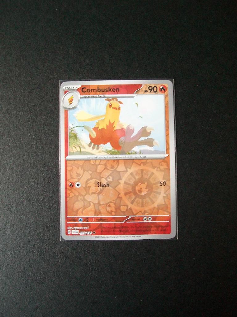 8010. Nieuwe Pokemon Kaart Holofoil COMBUSKEN HP90 (023/159), Verzenden, Nieuw, Losse kaart, Foil