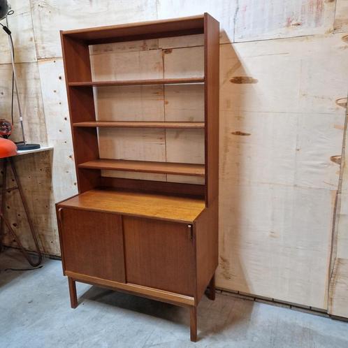 Berthil Fridhagen zweedse vintage kast wandkast boekenkast, Huis en Inrichting, Kasten | Buffetkasten, Gebruikt, 150 tot 200 cm