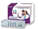Eminent AB7105 4-port KVM Switch 31-8, Ophalen of Verzenden, Zo goed als nieuw