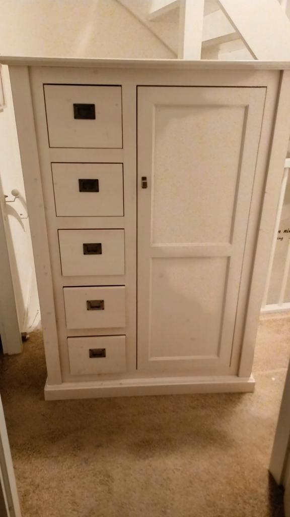 Set Alta Meubelen voor Babykamer, massief grenen, white wash, Kinderen en Baby's, Kinderkamer | Complete kinderkamers, Gebruikt