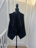 Kunst-bont bodywarmer, Kleding | Dames, Bodywarmers, Ophalen of Verzenden, Zo goed als nieuw, Zwart