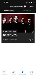 Deftones 10 Februari, Twee personen, Februari, Hard Rock of Metal