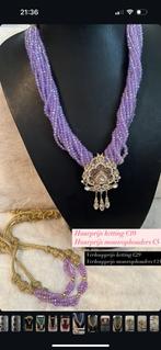 Marokkaanse sieraden lila, Ophalen of Verzenden, Zo goed als nieuw, Paars, Overige materialen