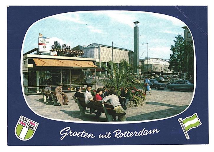 982476	Rotterdam	Coolsingel	Wederopbouw	1959	Postzegel afgew, Verzamelen, Ansichtkaarten | Nederland, Gelopen, Noord-Brabant, 1960 tot 1980