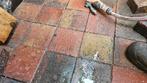 Tuintegel cobblestones mixed coulours 

130szt, Tuin en Terras, Ophalen, Gebruikt