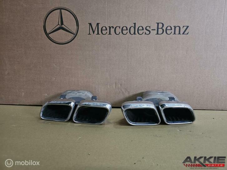 Mercedes 63 amg facelift Uitlaatsierstukken set, Auto-onderdelen, Uitlaatsystemen, Gebruikt, Ophalen of Verzenden