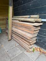 Een partij dikke eiken planken(droog), Tuin en Terras, Ophalen of Verzenden, Zo goed als nieuw, 250 cm of meer, Planken